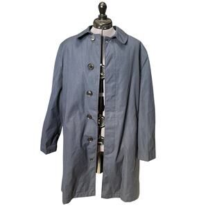 Vintage Briarcliff Navy Trench Style Coat With Zip-Out Lining NWT Sz R40